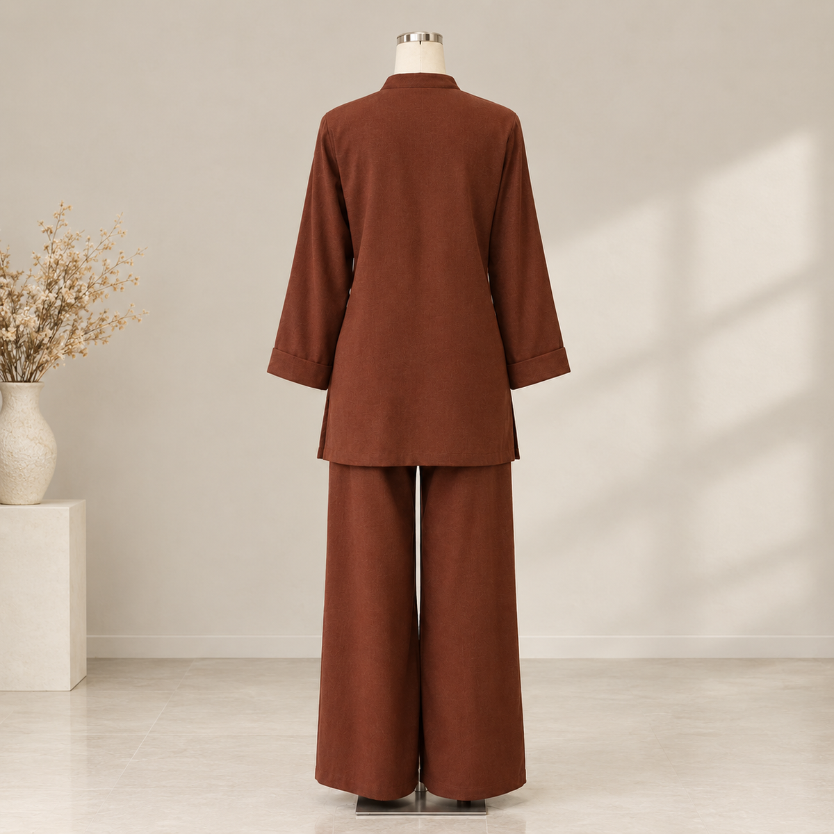 Women’s Chocolate Brown Cord Set